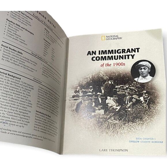 An Immigrant Community Of The 1900's By Gary Thompson National Geographics Book - Picture 2 of 3
